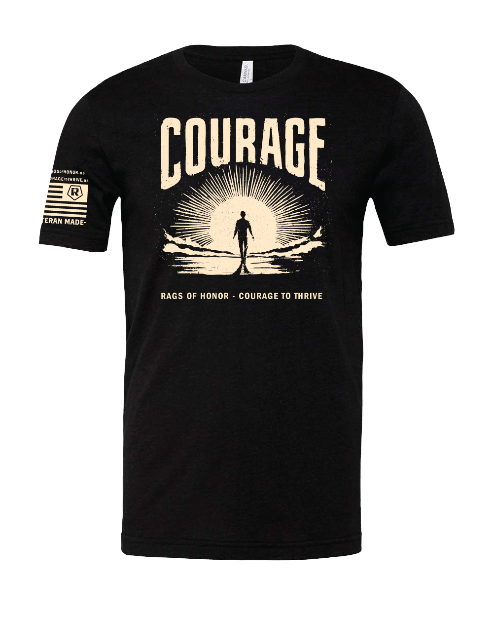 Courage T-Shirt | Courage to Thrive™ x Rags of Honor