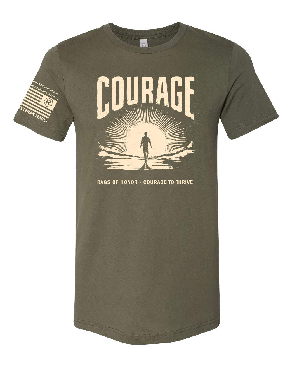 Courage T-Shirt | Courage to Thrive™ x Rags of Honor