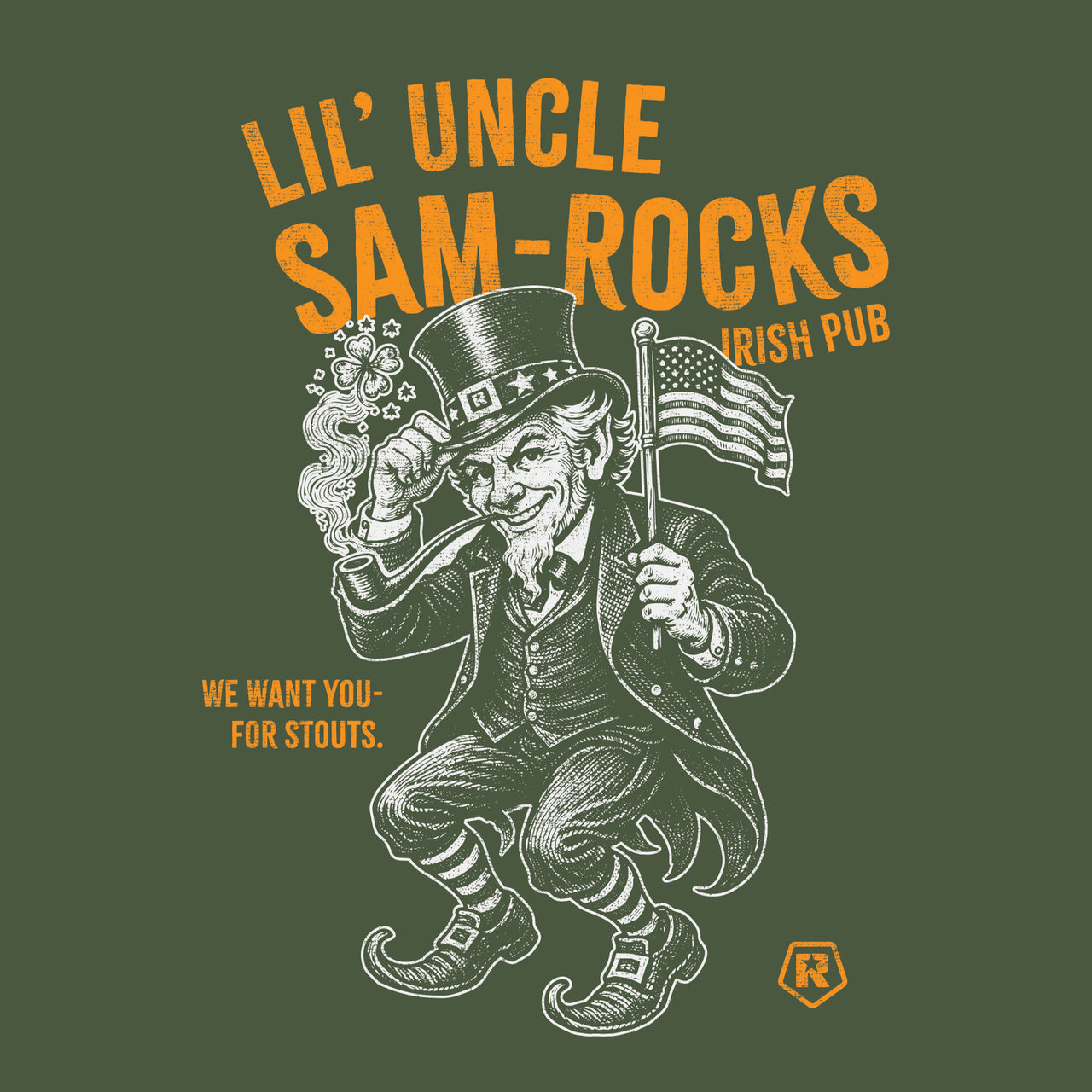 Lil’ Uncle Sam-Rocks Hoodie