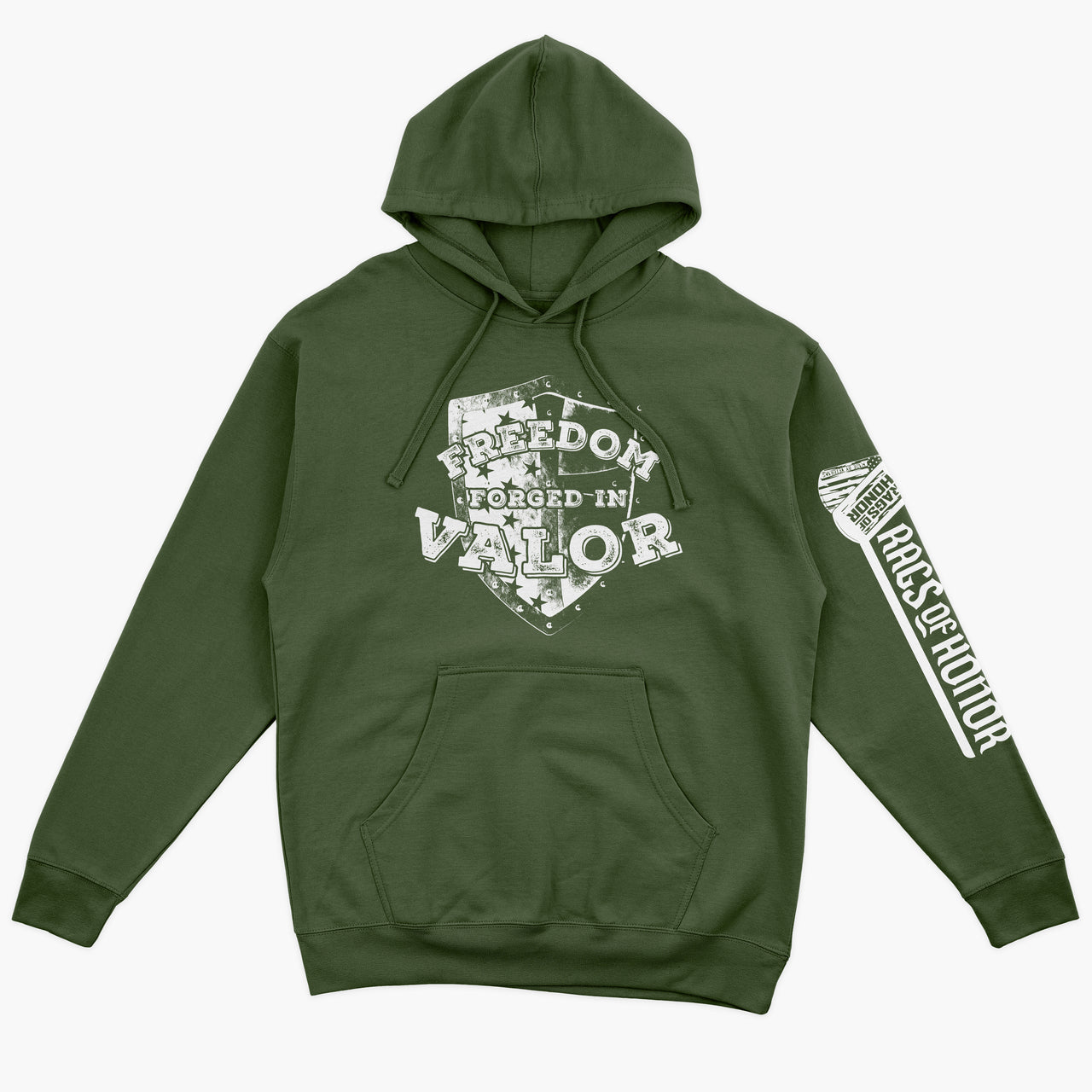 Freedom Forged in Valor Hoodie - Green