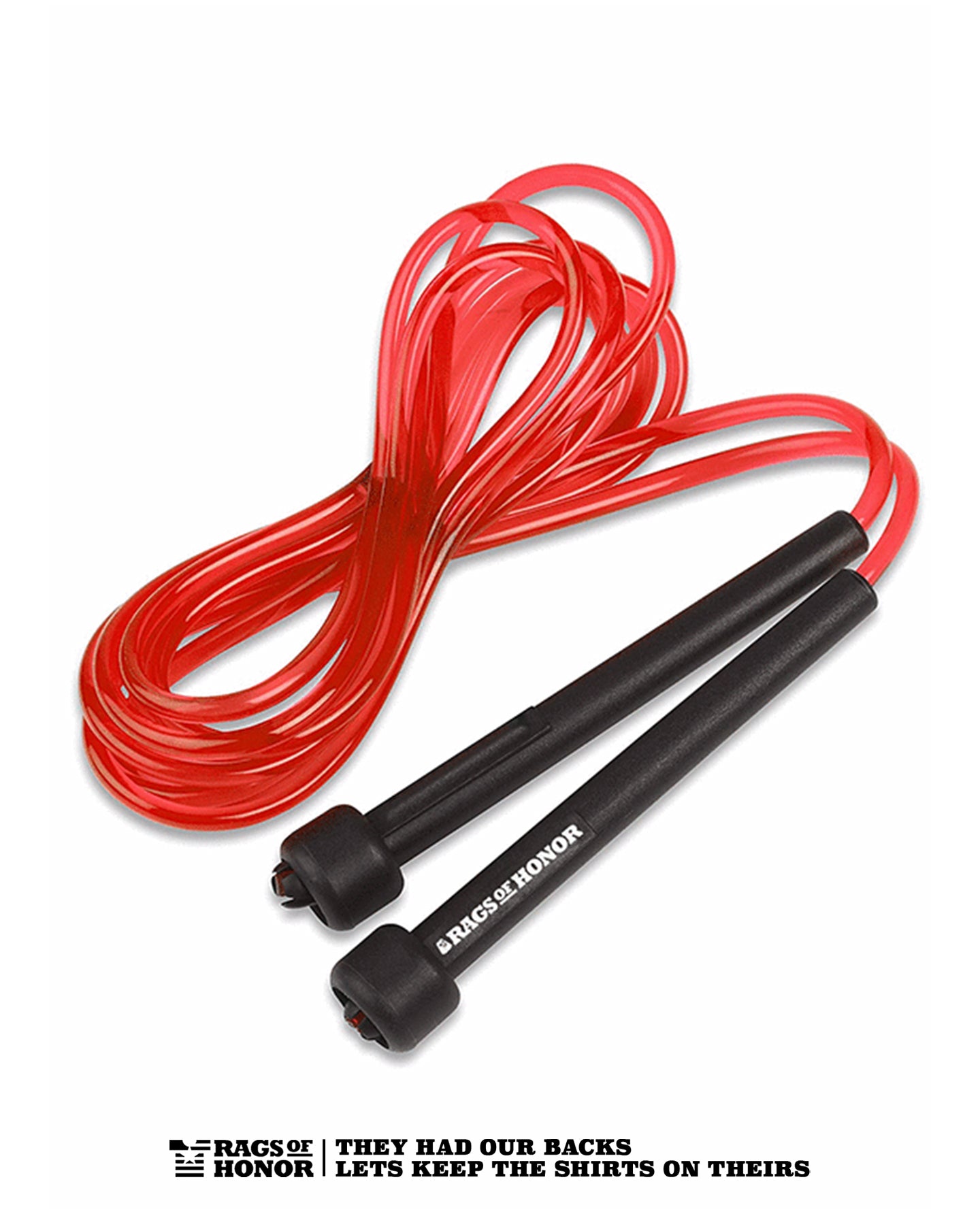 Limited Edition: 'Jump for Vets 21' Adjustable PVC Jump Rope for Cardio Fitness - Versatile Jump Rope for Both Kids and Adults